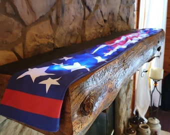 Stars N Stripes Rechargeable LED Mantel Scarf