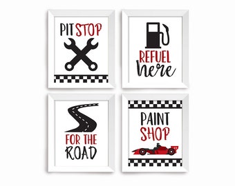 race car party signs racing party decorations racing party etsy