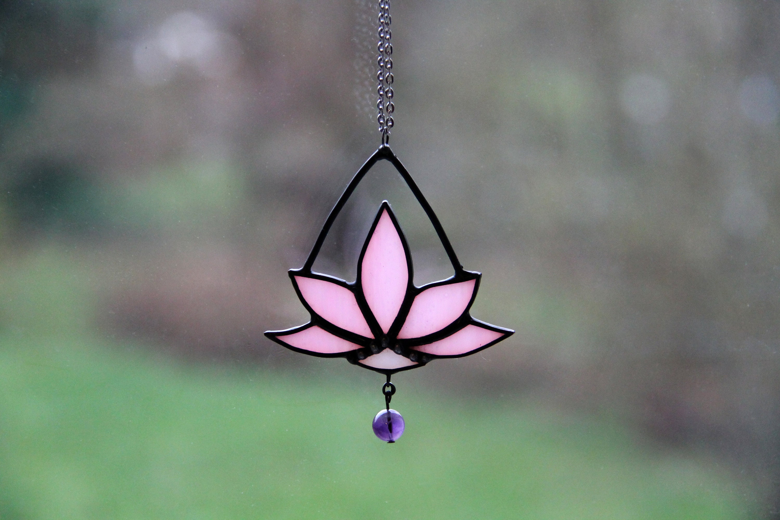 Lotus car charm / flower rearview mirror accessory / Lotus car Etsy