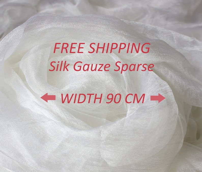 97 m Margilan silk gauze sparse width 90 cm Etsy