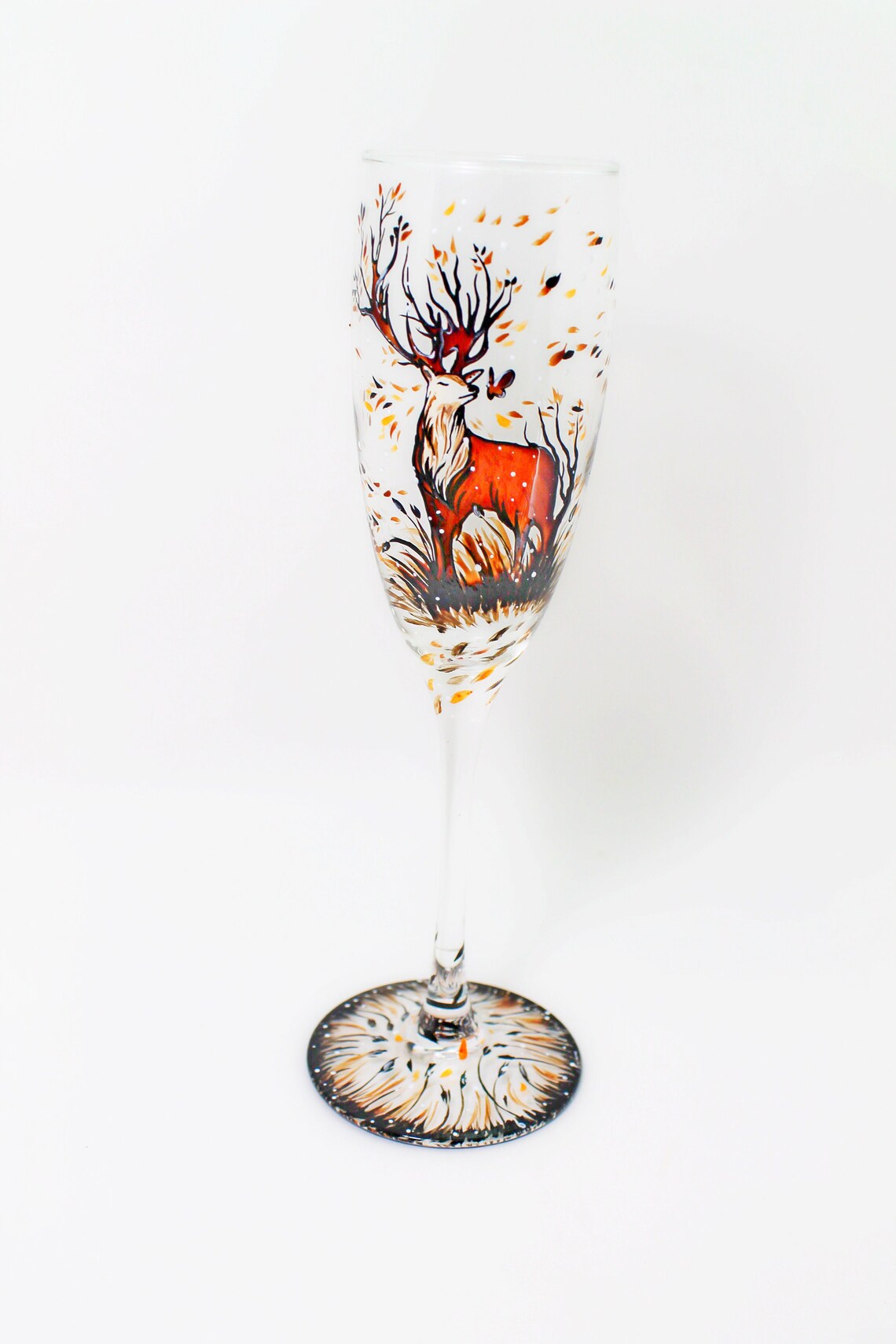 Decanter Set Hunting & Wildlife Series Deer Decorative Deer Etsy