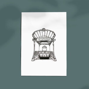 Mini Paris Metro Drawing