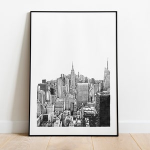 NYC Zeichnung, Empire State Building