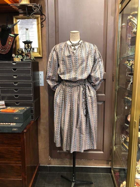 Yves Saint Laurent Rive Gauche blouse skirt set -