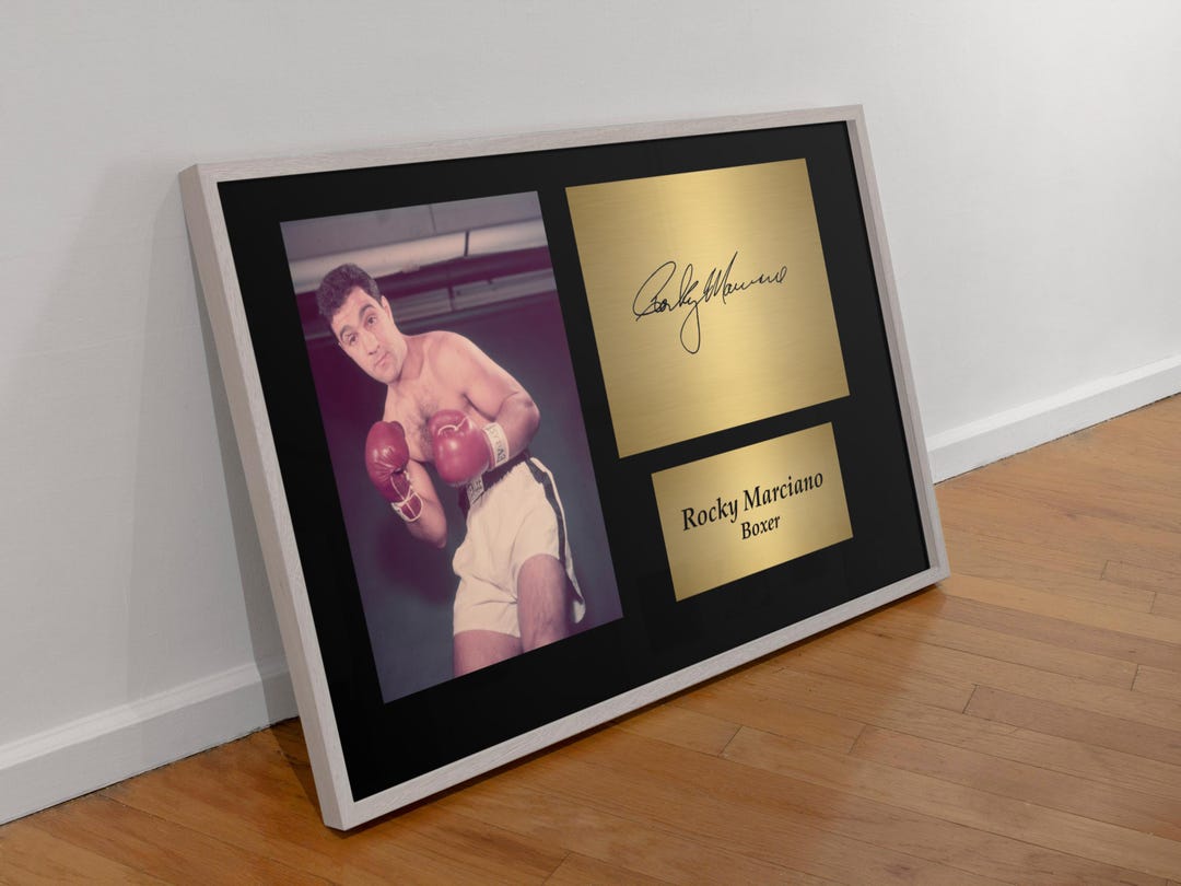 ROCKY MARCIANO signed autographed photo COA Hologram main image 1