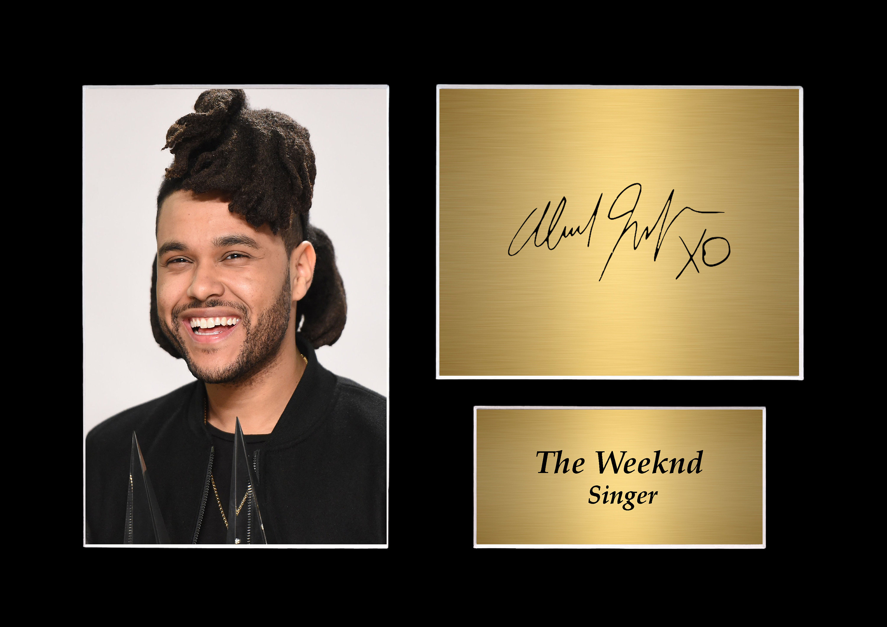 Firmado el Weeknd Mount Autograph Print A4 | Etsy