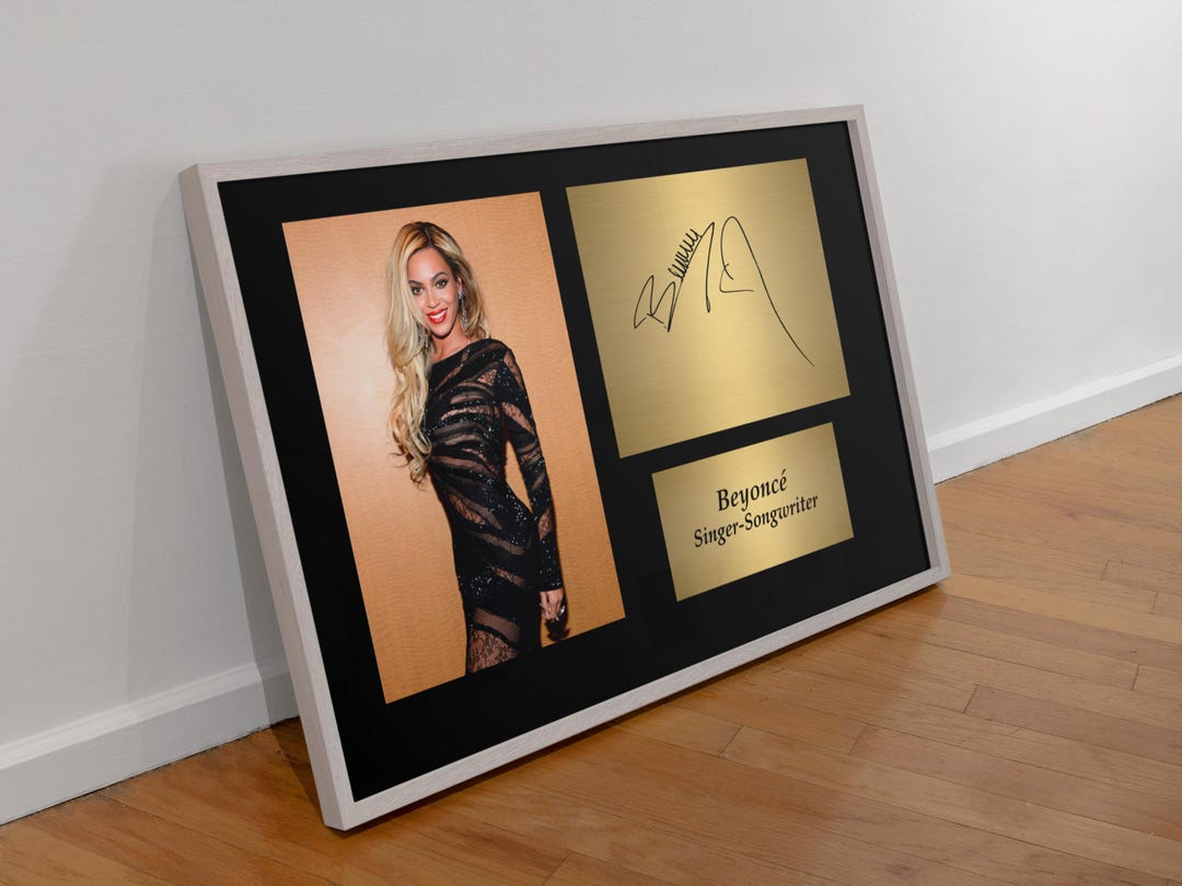 Beyoncé Signed A4 Digital Download - Etsy