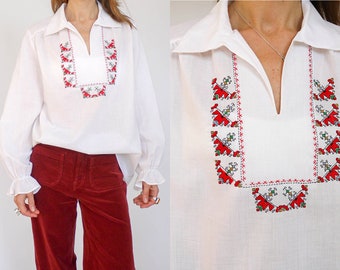 Vintage Hongaarse folklore hippie tuniek