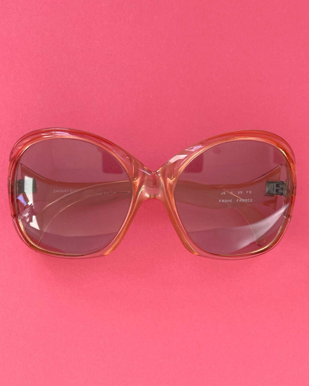 Lunettes Vintage Jacques Estrel Paris - Monture Plastique Colorée, Style Rétro Années 70/80