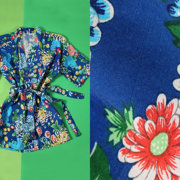 Vintage Oriental Kids kimono gewaad, kamerjas, loungewear, jurk