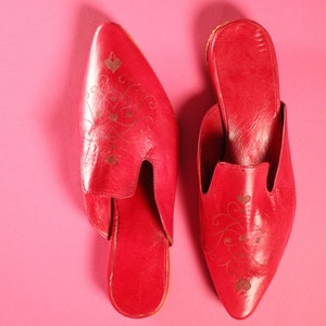 Vintage 1970s handmade Deadstock Indiase muiltjes slofjes instappers