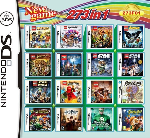 Nintendo Ds 273 In 1 Video Game Cartridge Nds Multi Cart Etsy