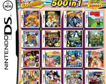 Nintendo DS 500 in 1 Video Game Cartridge - NDS Multi Cart