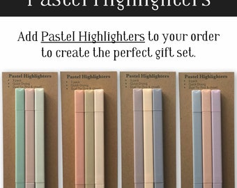 Pastel Highlighter Set: Dual Tip, Quick Drying, No Bleed, Bible Highlighters