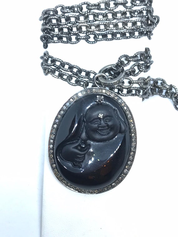 Onyx cheap buddha pendant