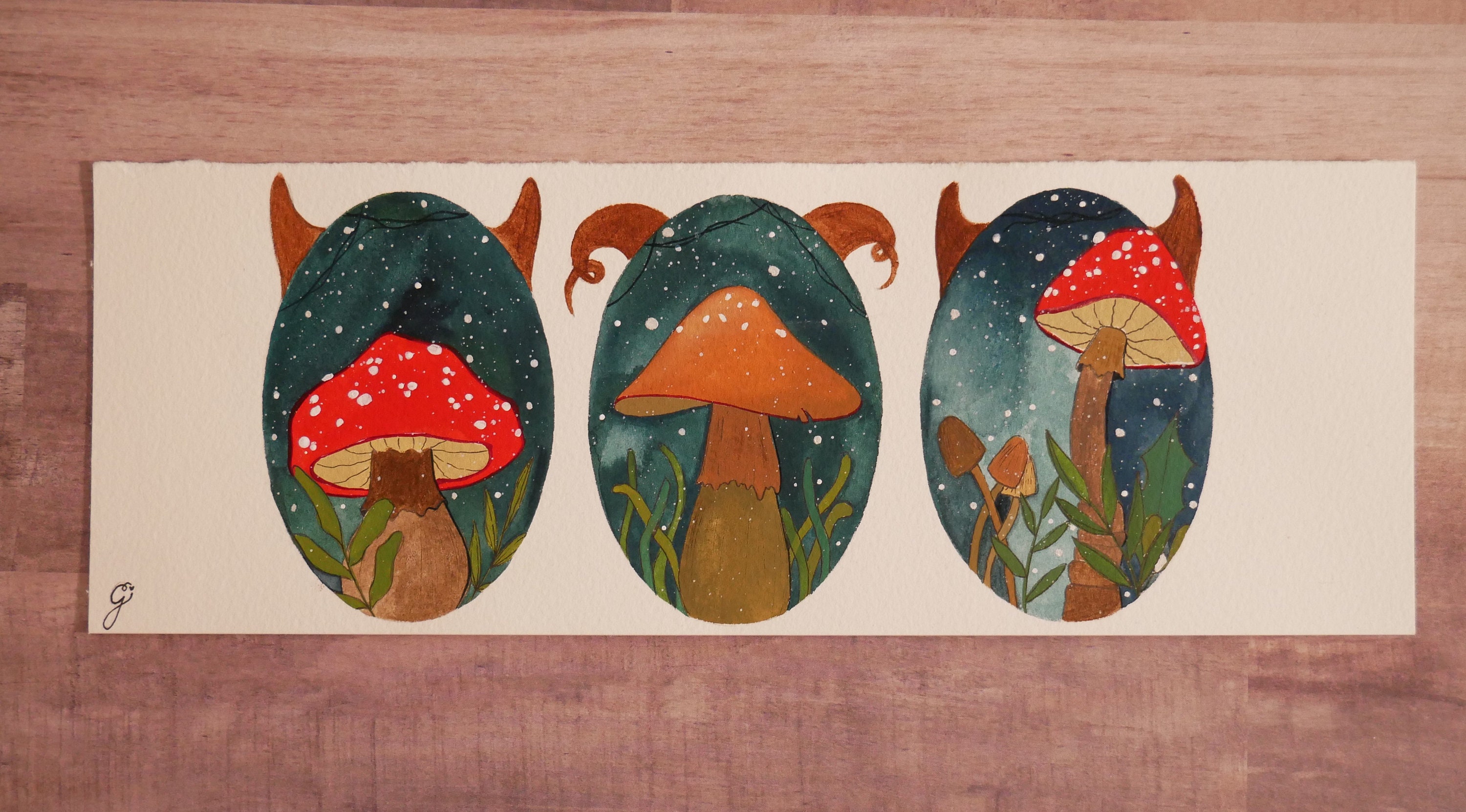 Illustration Originale - Autumn Lover Modèle Unique