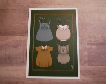 Carte Postale - La penderie de bébé - Print