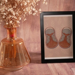 Carte Postale - Chaussures de bébé - Print