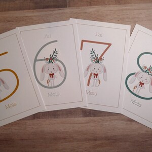 Cartes étapes pour bébé - 12 mois immagine 2