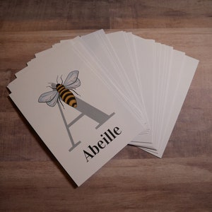 Abécédaires - Cartes alphabet illustrées- Bébé & Enfant - Print