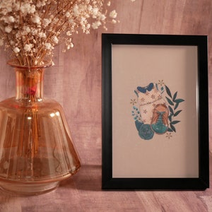 Carte postale - Illustration faite avec amour - Bébé