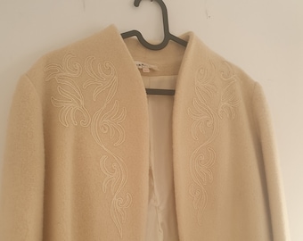 Vintage women  elegant coat , brand Varmina, size 50