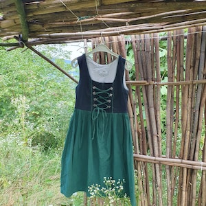 Vintage tyrolean dress, size DE 36, M, Oktoberfest folk German dress, trachten dress ,tyrolean  cotton dress, cottagecore style, Edelnice