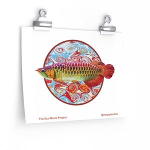 Posters: Eco Mural Project 3--Arowana