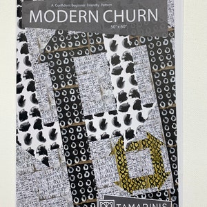 Modern Churn quilt pattern