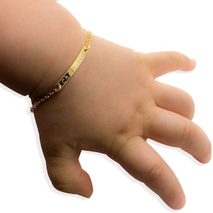 Baby Bracelet Personalized gift Customized New Born to Teen Kids best gift for baby