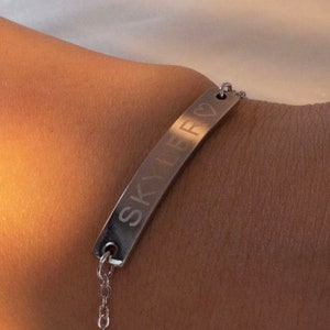 Bracelets for Women Personalized Jewelry Gift with Custom Name Engraved Bracelet for her