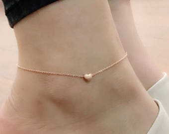 cute gold anklets