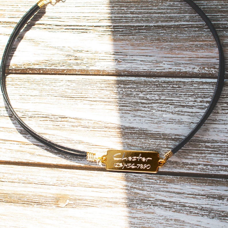 Customized Cute Dog Necklace Gift Jewelry Dog Name Tag Dog Etsy