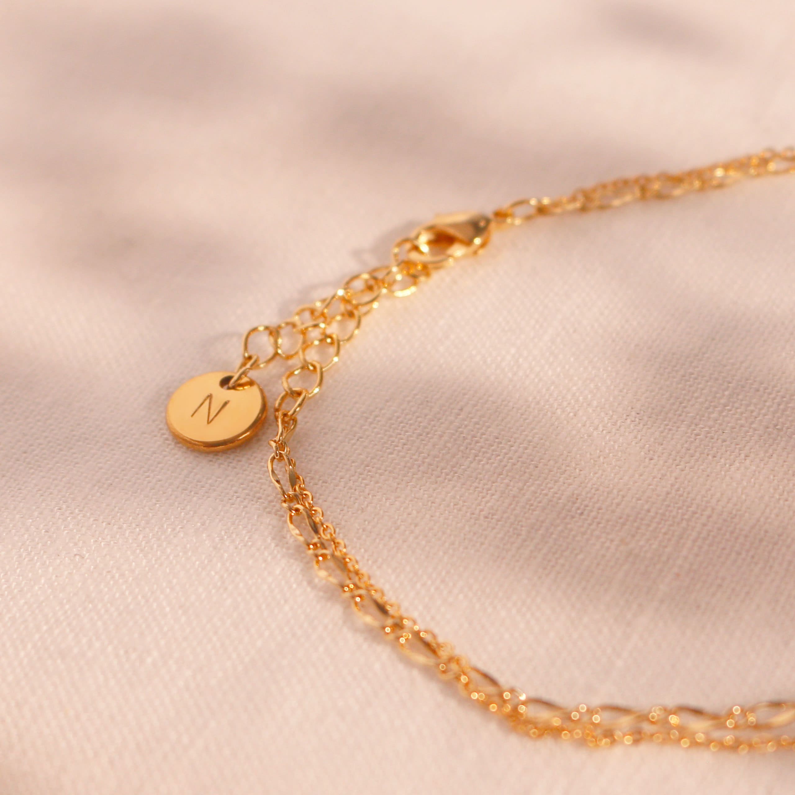 Birthstone anklet something blue for bride anklets birthday gifts Personalized anklet