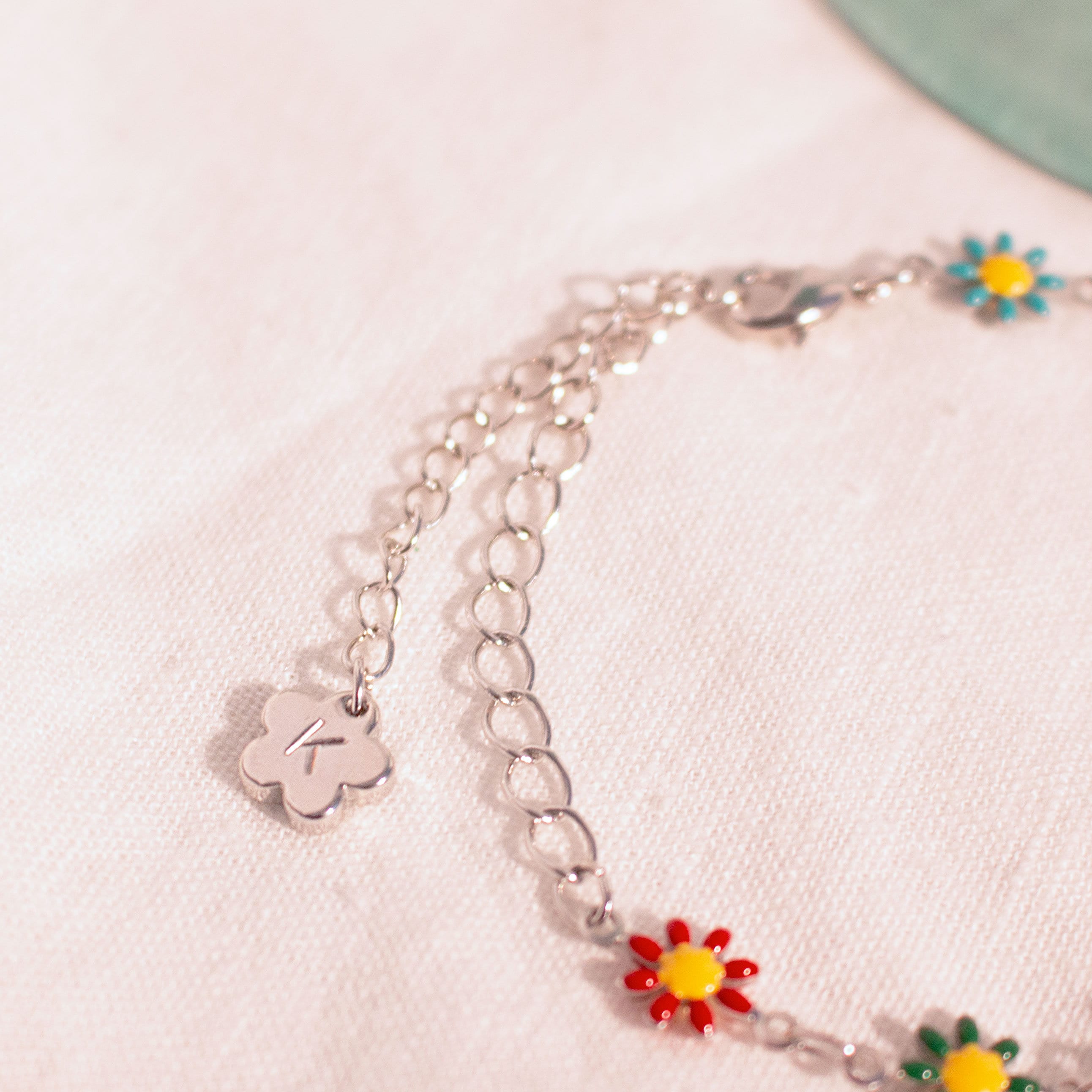 Flowers anklet cute colorful ankle bracelet flower best gift for her unique anklets