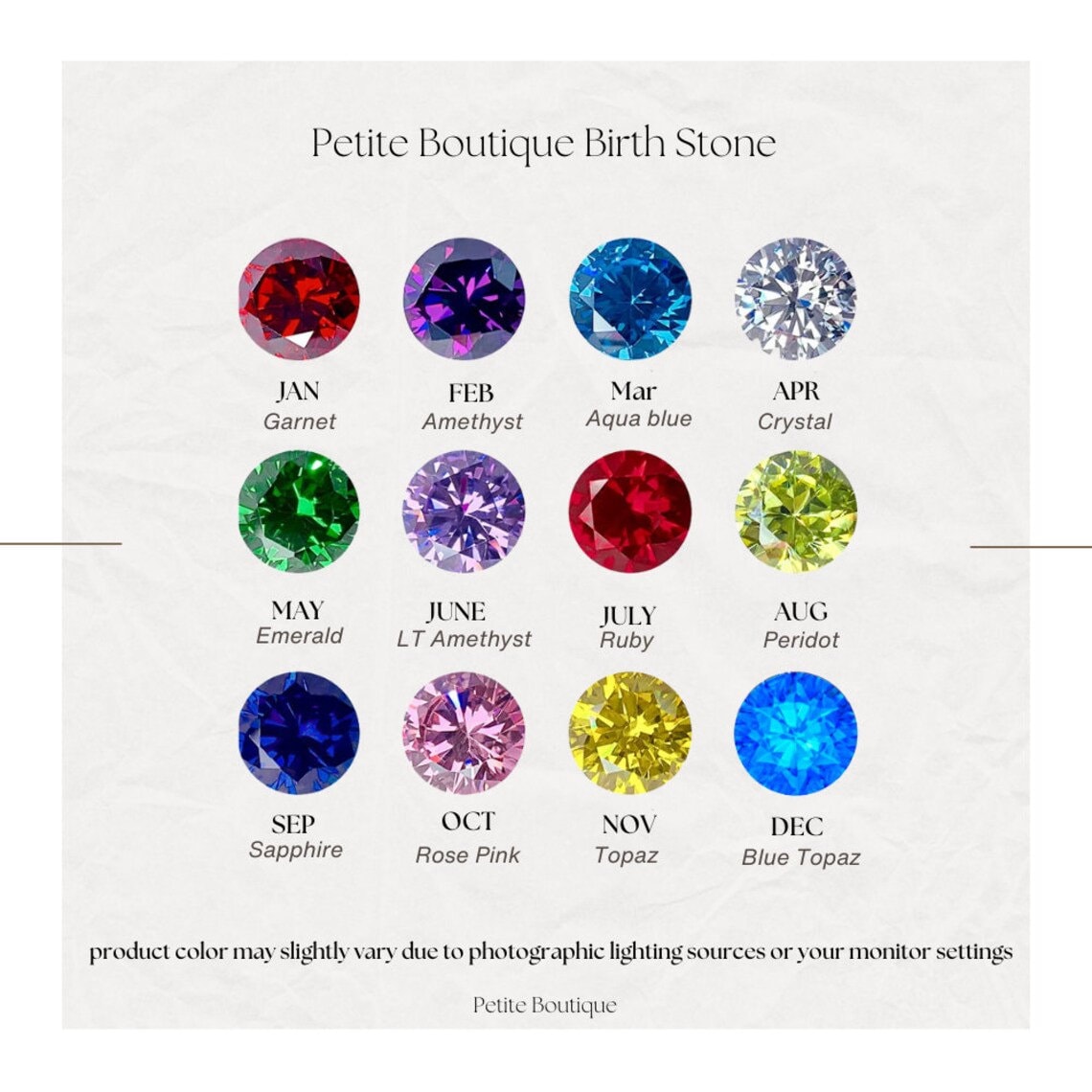 Heart birthstone bracelet trendy cute bracelets birthday best gift for her best