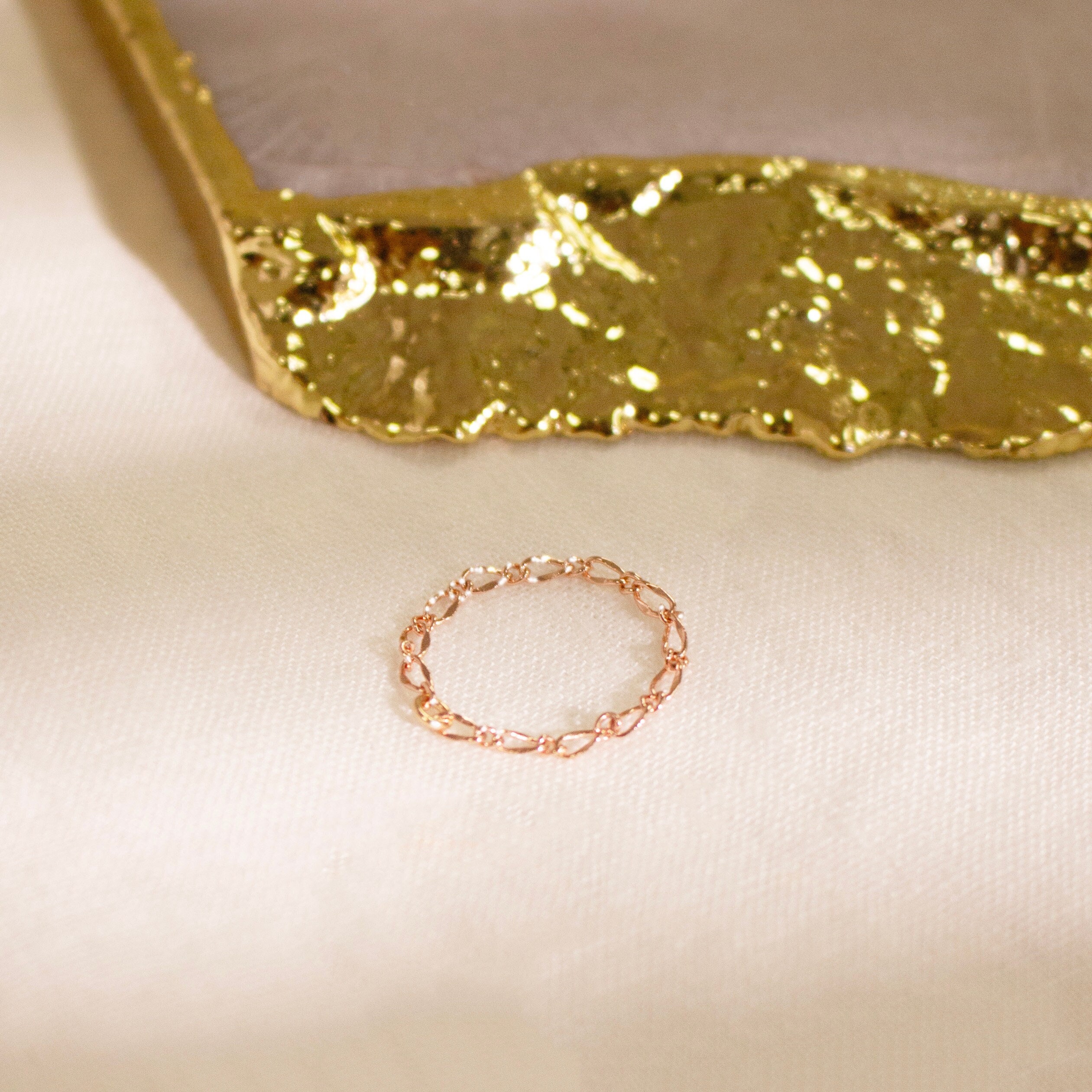 Dainty rose gold ring minimalist dainty simple gold rings best gift for her