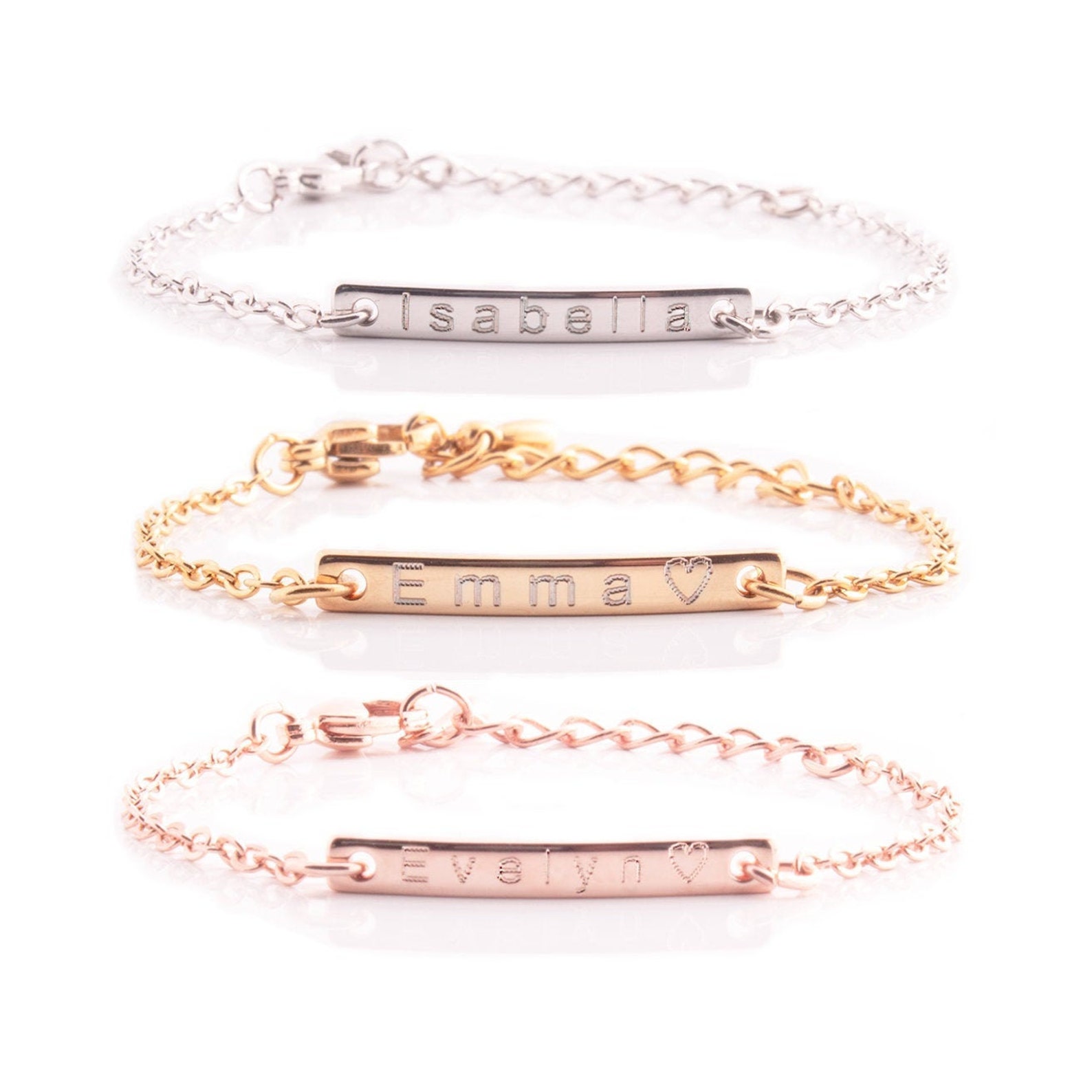 Baby Name Bracelet New Baby Gift Baby ID Bracelet Baby Etsy