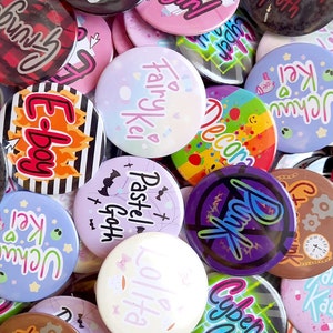 Fashion Button Badges - Etsy