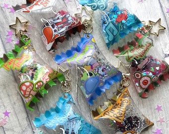 Fantasy Snack Bags, Fantasy Creature Keychain, Snack Bag