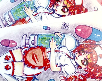 Enfermeira Yami Kawaii estampa 7x5