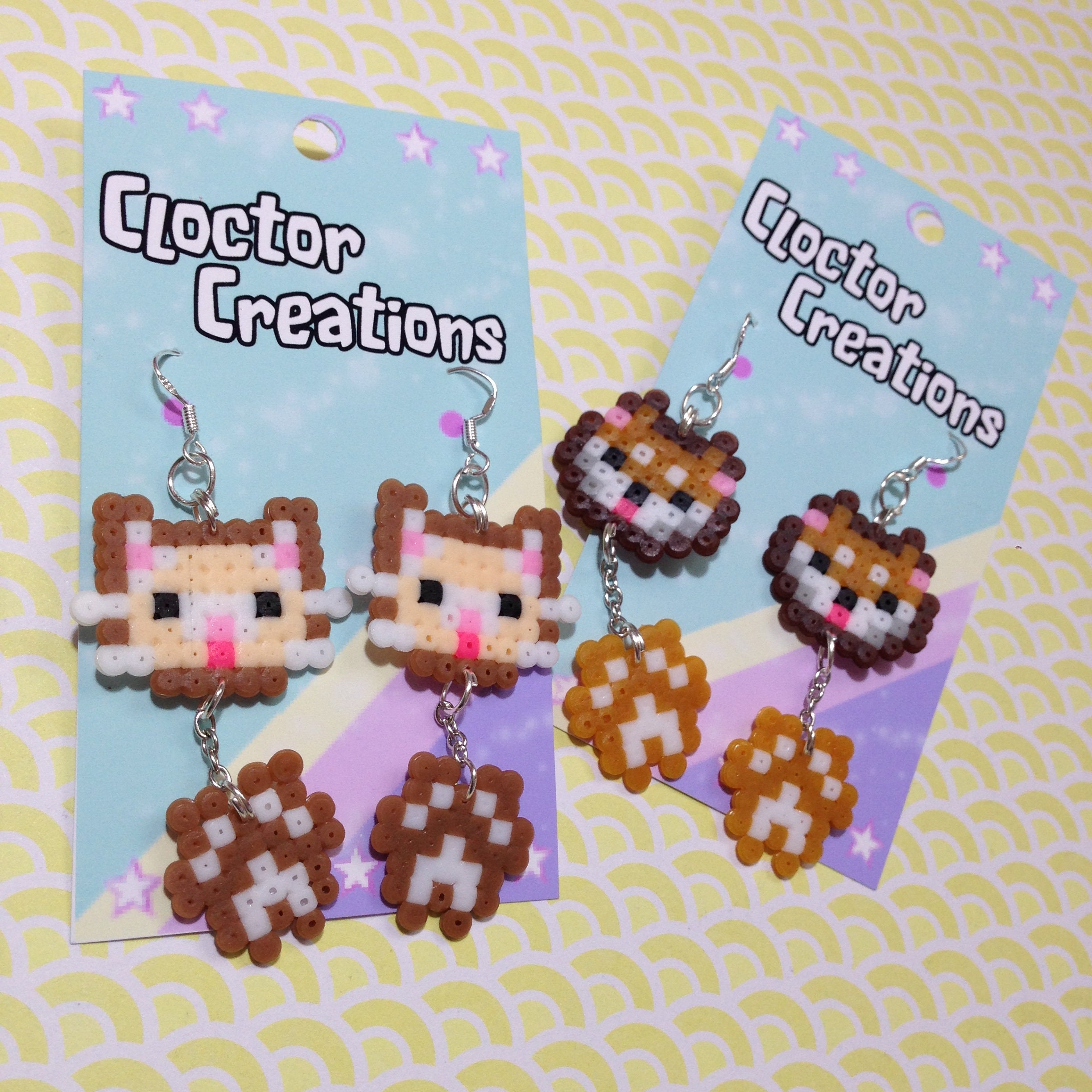 cat and dog earrings