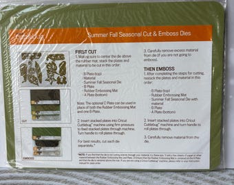 Cricut Cuttlebug / Anna Griffin, New 5.5" x 7" Cut and Emboss Dies Mat for Paper Crafting