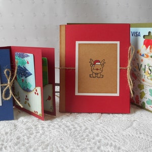 Mini Booklet Multiple Gift Card Holder: Birthday, Shower, Christmas, Graduation, Handmade Gift Card Holder, Handmade Trending Gift Card Book image 4