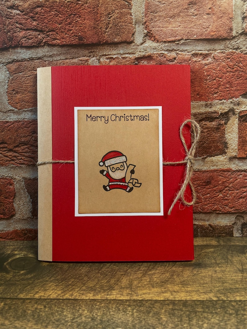 Handmade Multiple Gift Card Holder Mini Booklet: Birthday, Shower, Christmas image 8