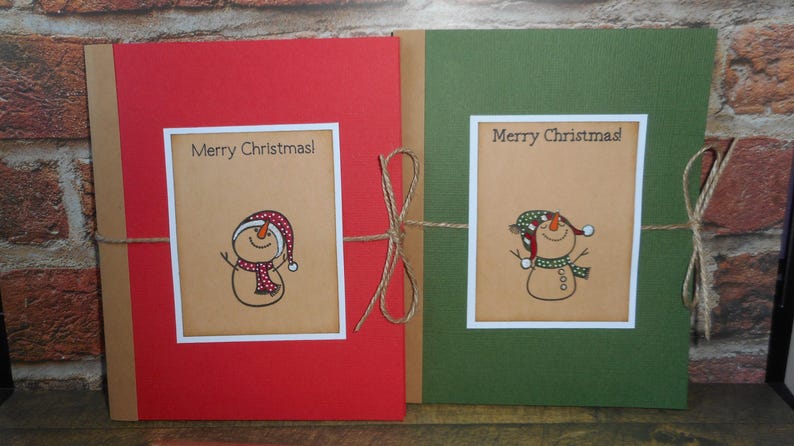 Handmade Multiple Gift Card Holder Mini Booklet: Birthday, Shower, Christmas image 9