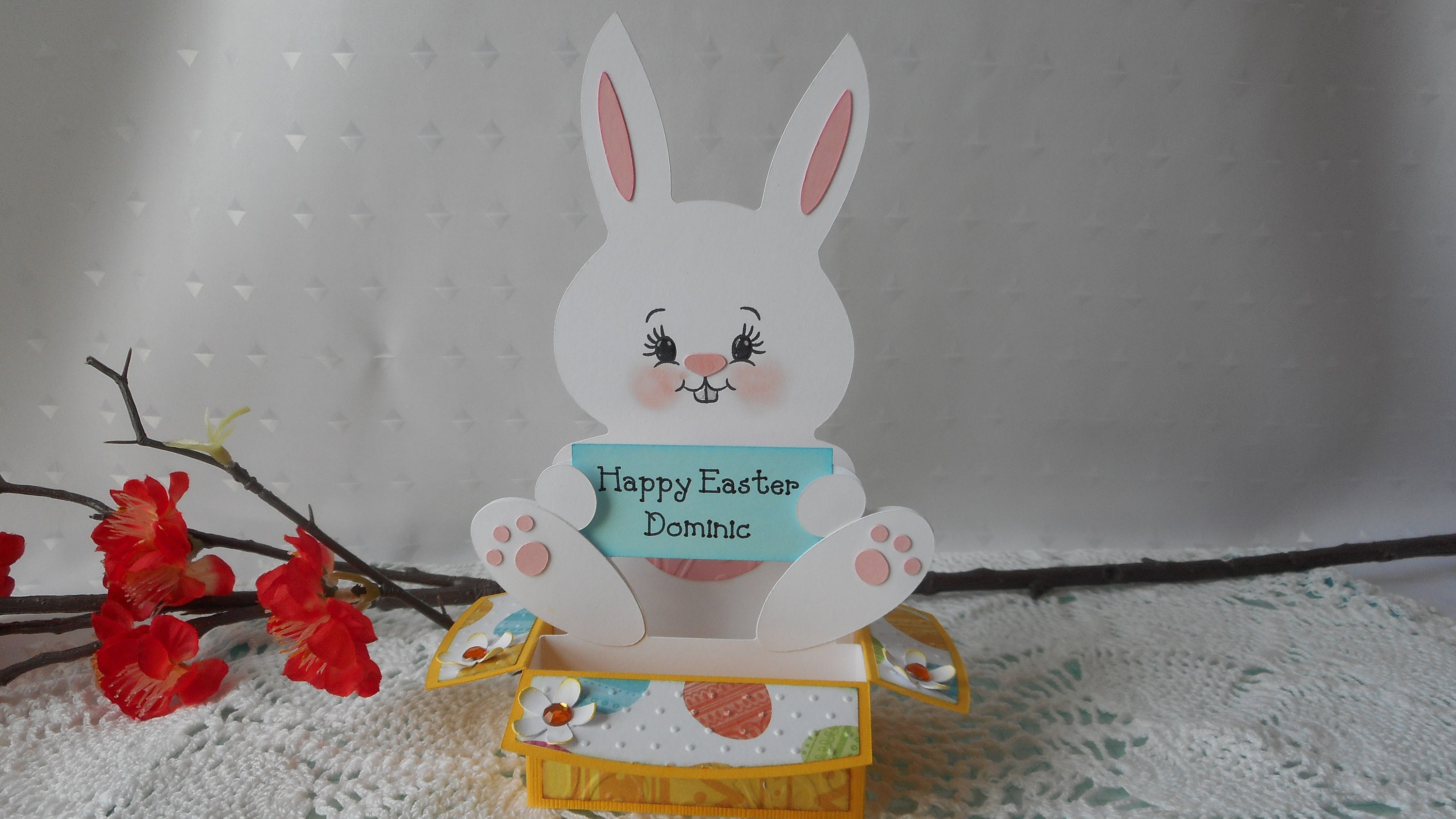 easter bunny pop up card easter bunny pop up card