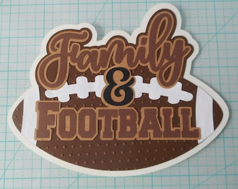 Sports Scrapbook Die Cuts: Football, Baseball, Basketball, Softball Photo Embellishment
