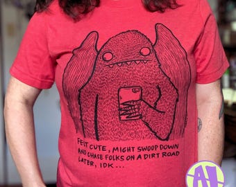 Felt Cute Mothman T-Shirt
