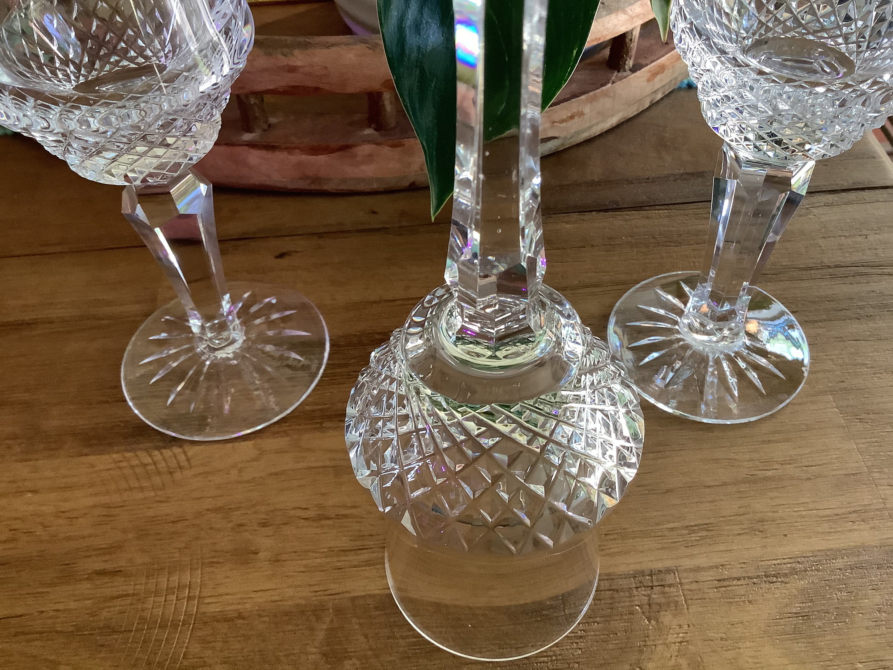 Vintage Galway Crystal Royal Irish Cut Wine Glasses Etsy